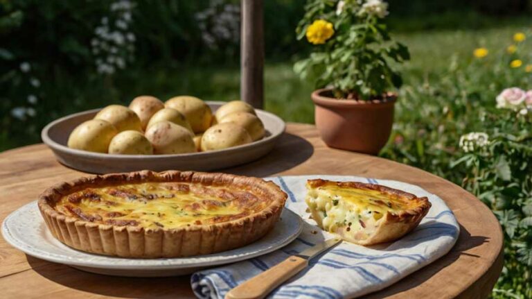 quiche à la pomme de terre