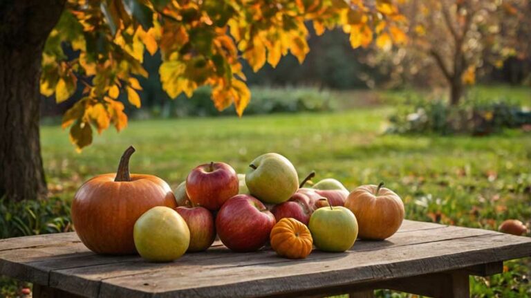 Récoltes d'octobre novembre