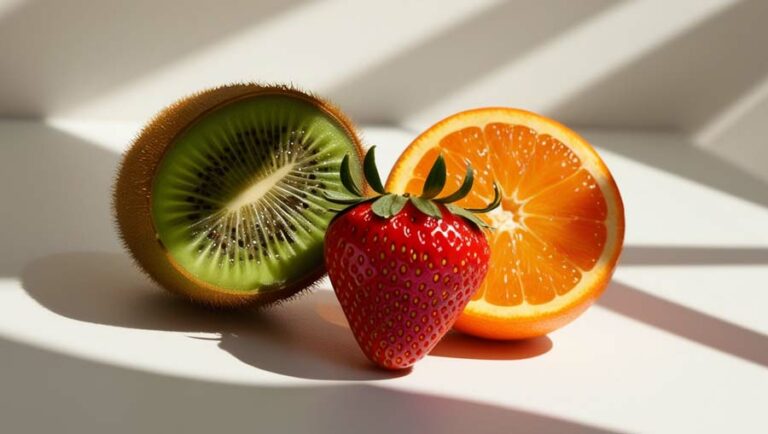 Kiwi, fraise, orange, contre parodontite