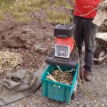 Février, le broyat de bois