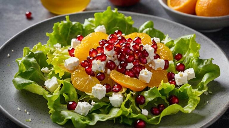 Salade moutarde golden Frills feta grenade miel