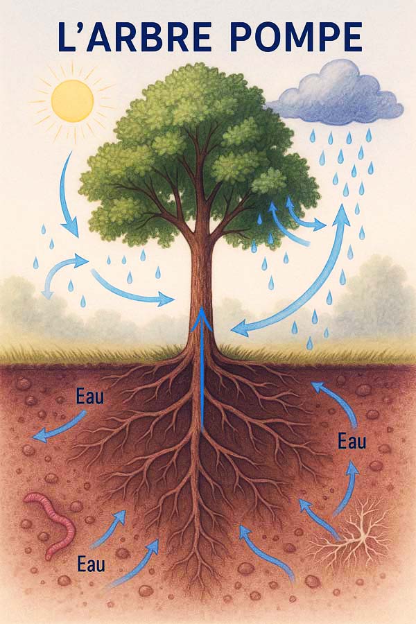 Planter un arbre pour faire pousser la pluie