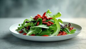 Baies de Goji en salade