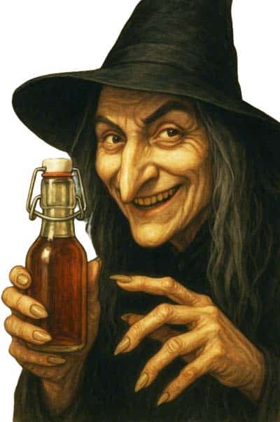 Vinaigre de sorcière à la pimprenelle