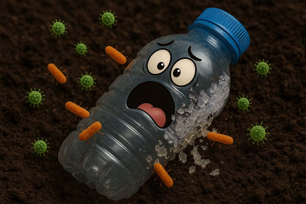 Le plastique qui nourrit les plantes