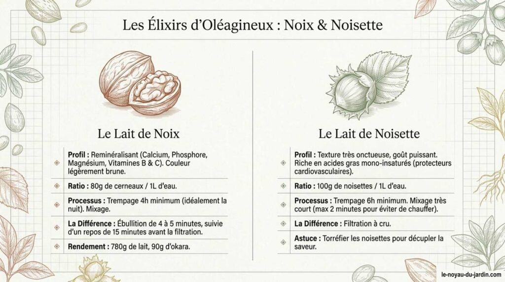Boisson noisette ou noix