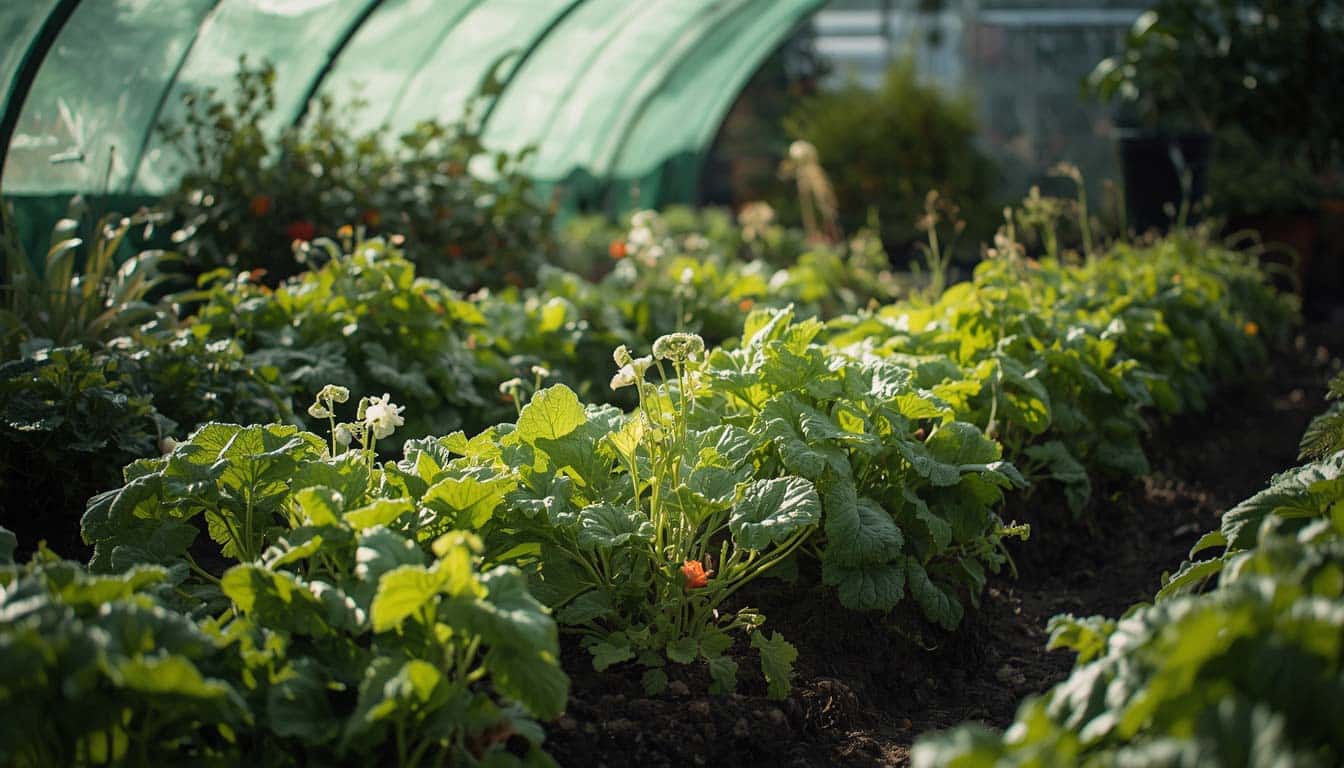 Potager ombré pour culture été