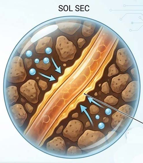 Rhizosph&egrave;re sol sec